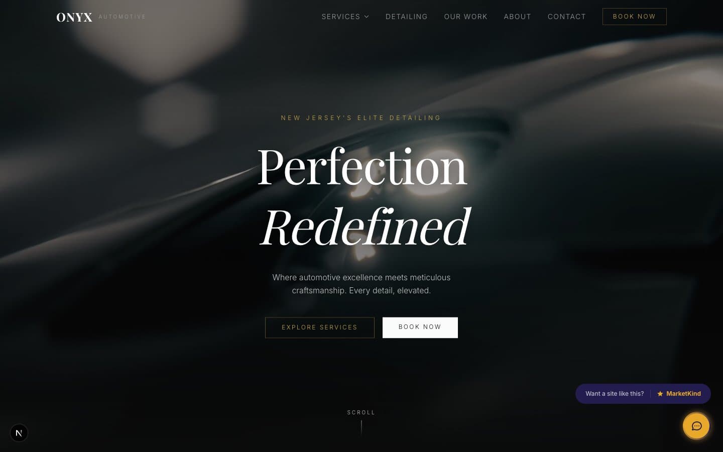 ONYX Automotive demo website preview