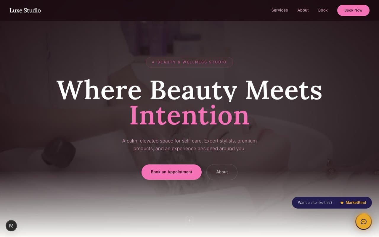 Luxe Studio demo website