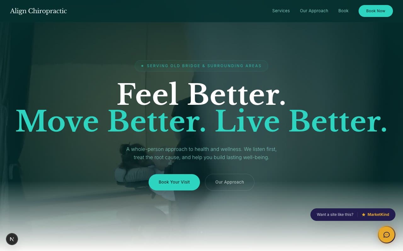 Align Chiropractic demo website preview